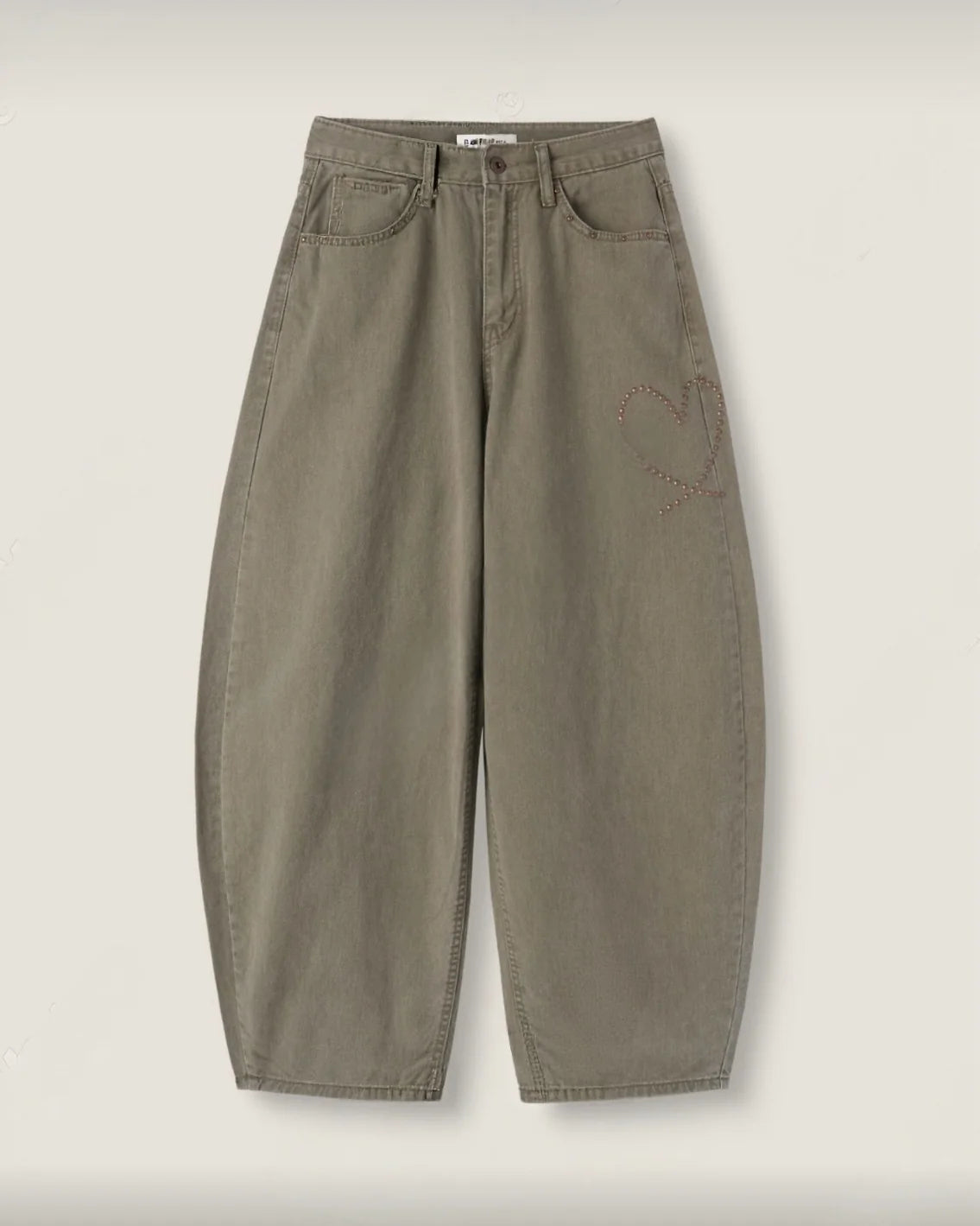 26FW Heart Stud Pants (4 Colours)