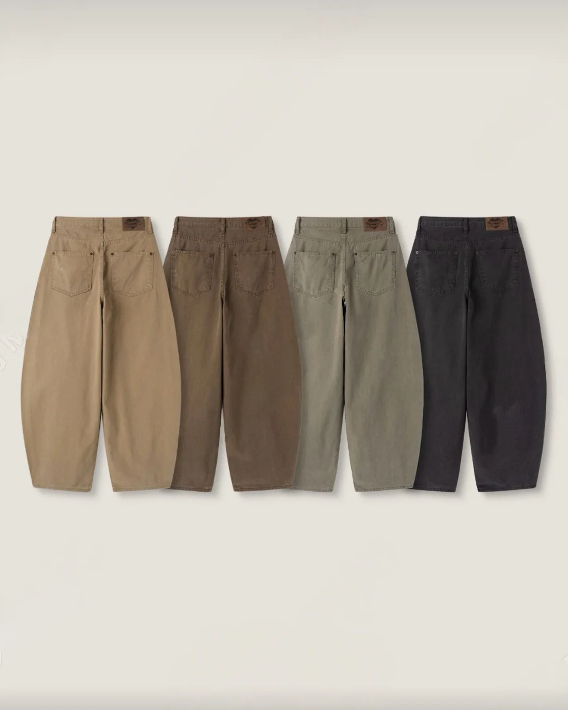 26FW Heart Stud Pants (4 Colours)