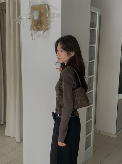 (Preorder) Winter Pretop Layering Cardigan Set