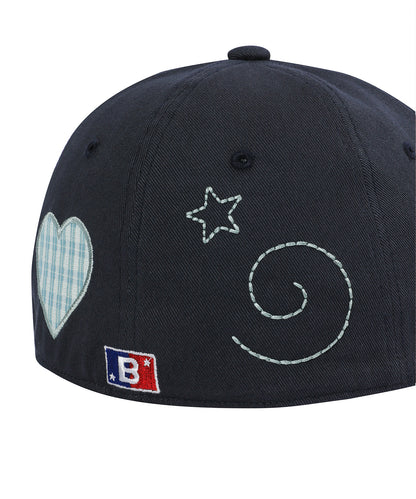 [BAUF]  B Star Cap (Navy)