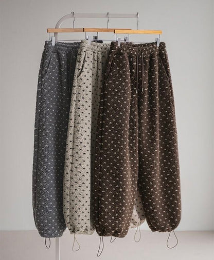 (DEC NEW) Heart Dumble Fur Pants