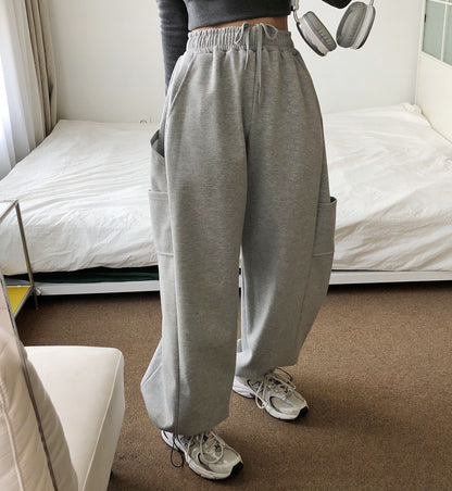 Unisex Double layered Side Tuck In Carpenter Pants (Grey)