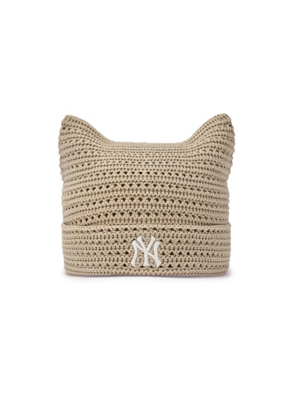 [MLB] Summer Crochet Meow Beanie New York Yankees (5Colours)
