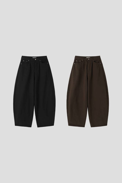 (Preorder) Wide Check Balloon Pants