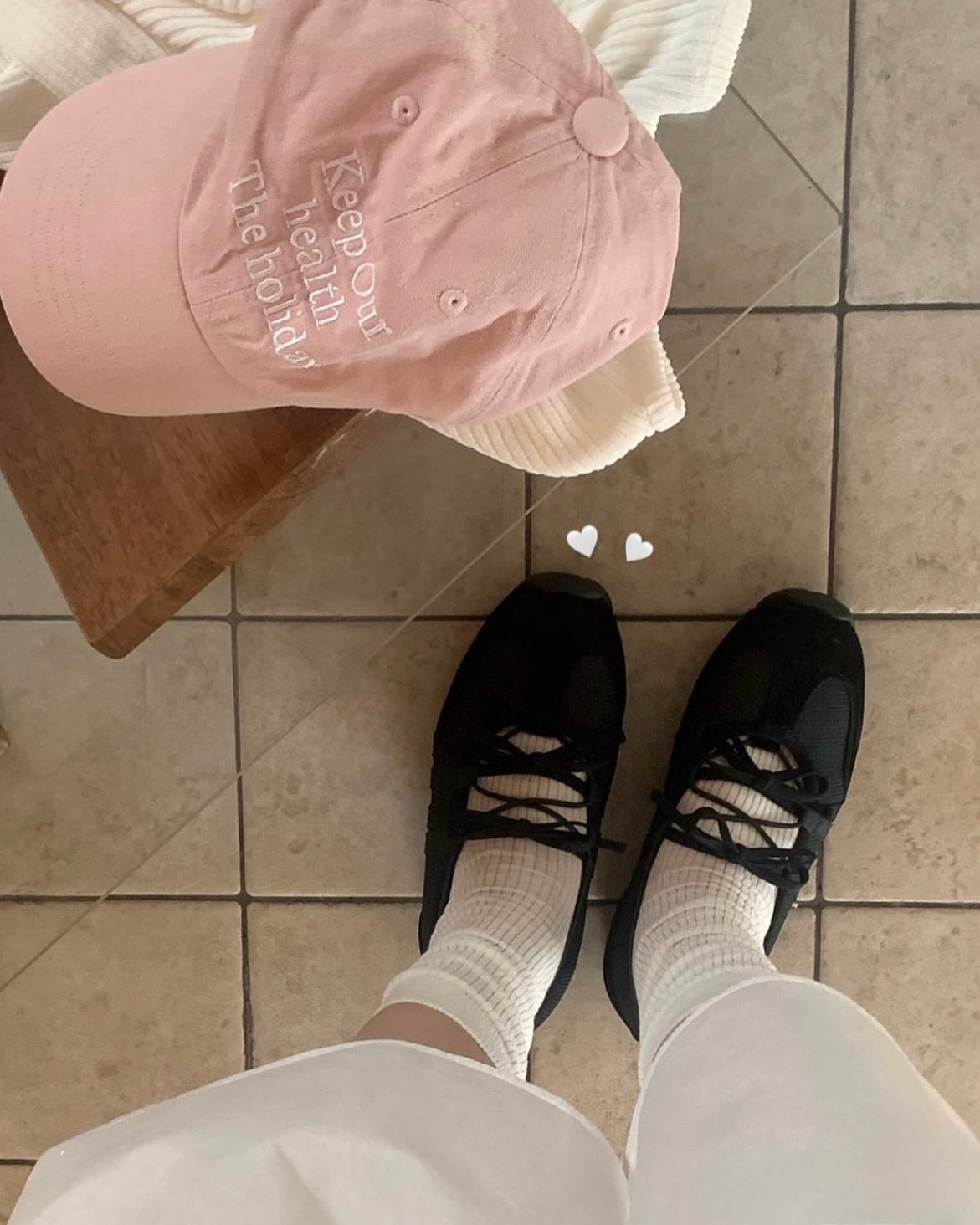 Ribbon Mood Sneakers (Black)