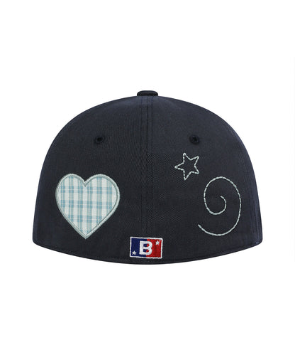 [BAUF]  B Star Cap (Navy)
