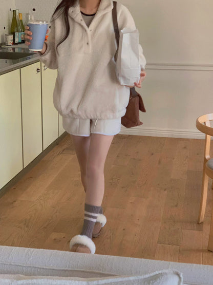 (LIMITED STOCK) Fleece Teddy Sweatshirt