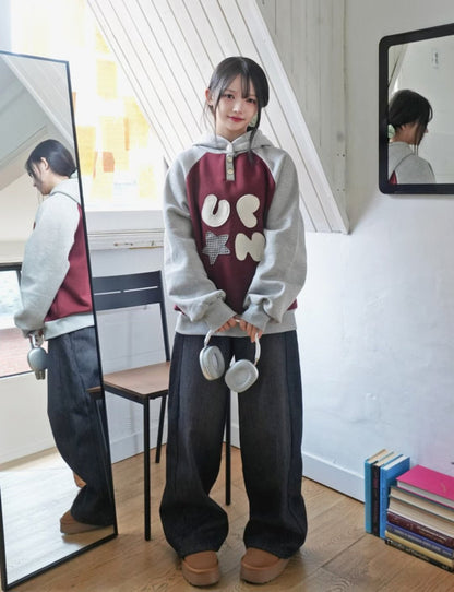 Up and On Letter Pad Hoodie