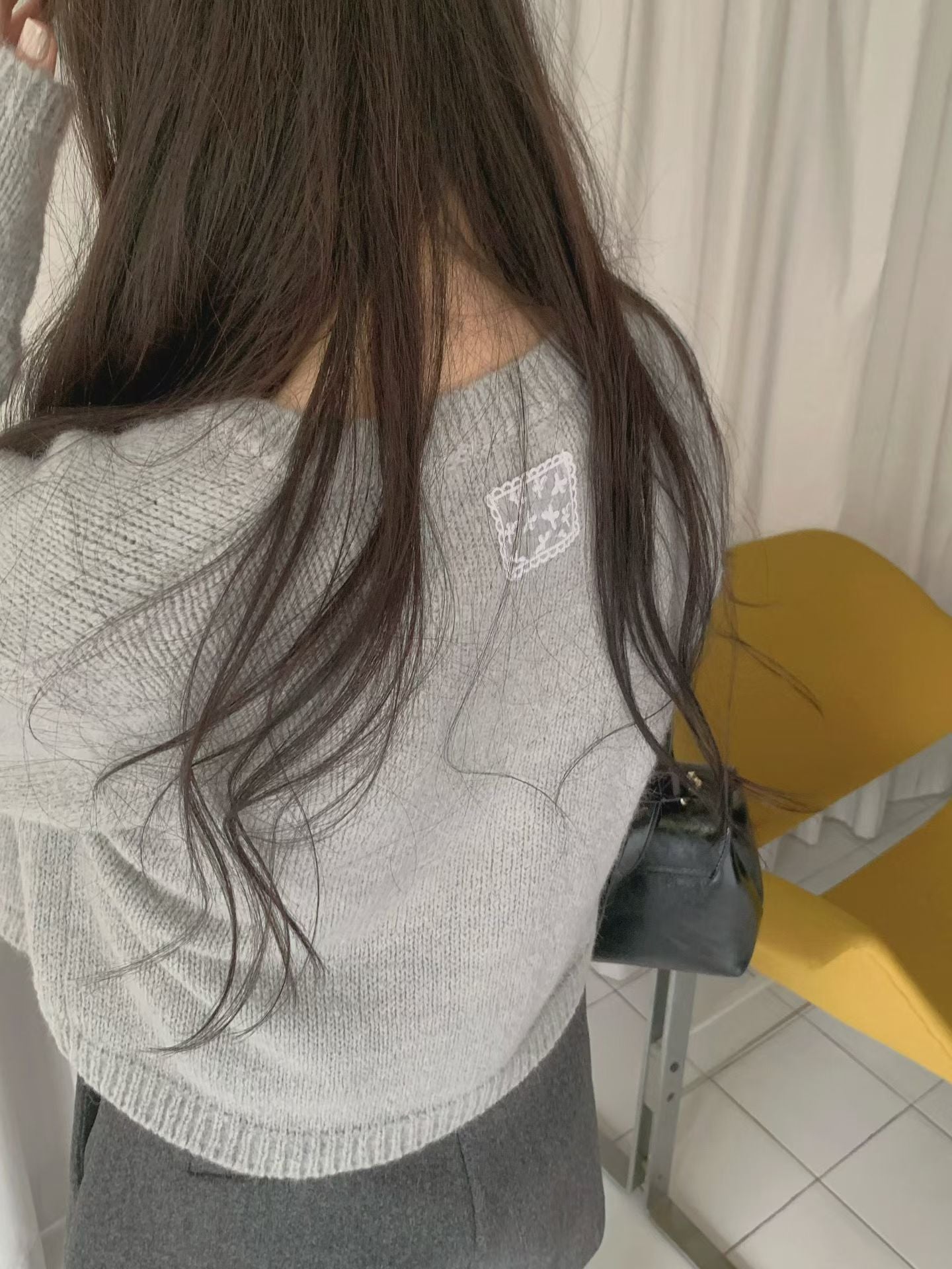 (Preorder) Pastel Dahlia Wool Cardigan