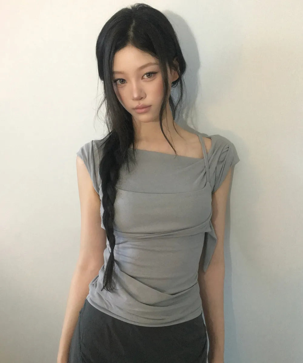 Musinsa Sale till 23/6! [FLAREUP] Layered Bustier T-Shirt (4 Colours)