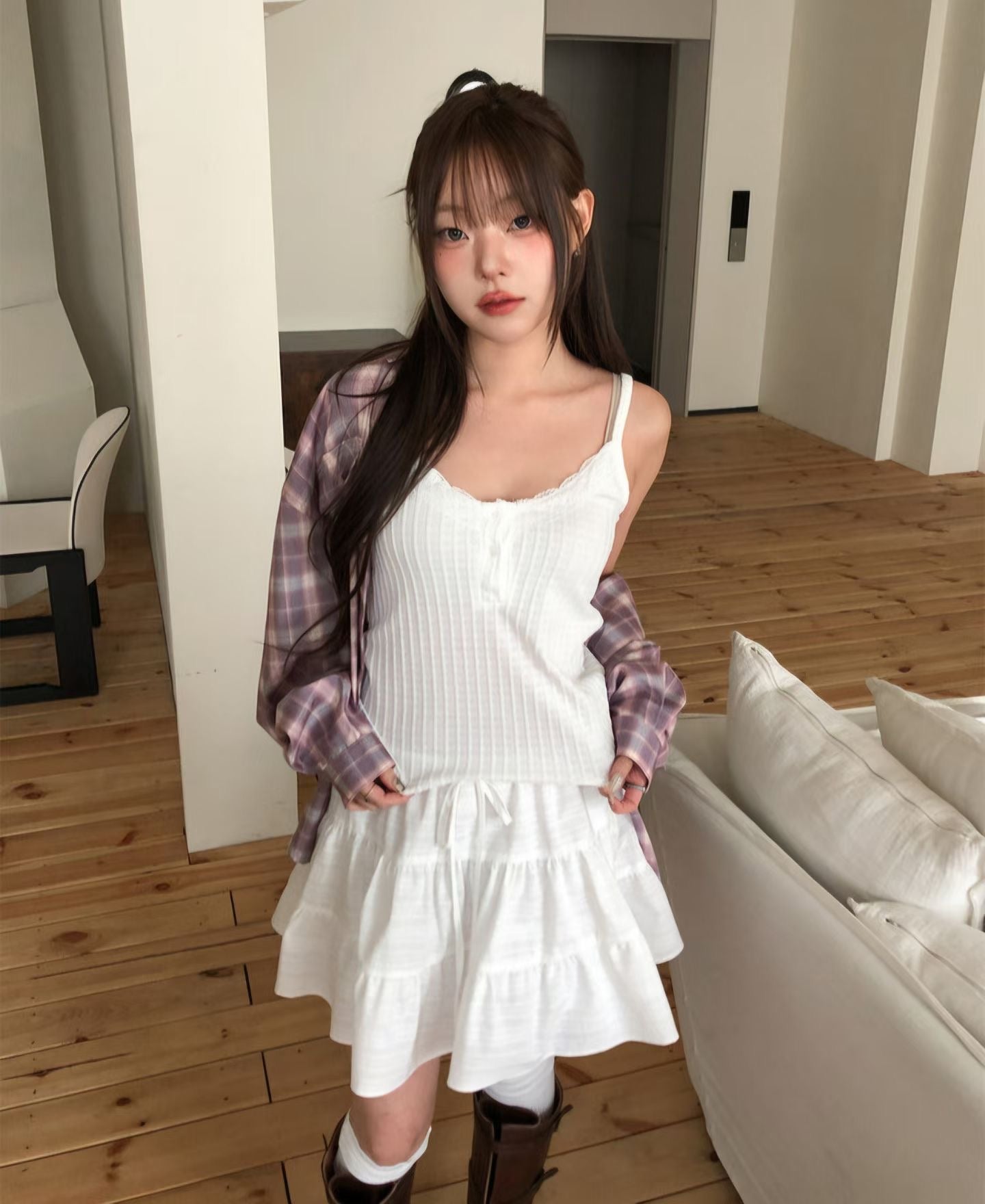 (Popular!!) Spring Sleeveless Lace Basic Tank Top