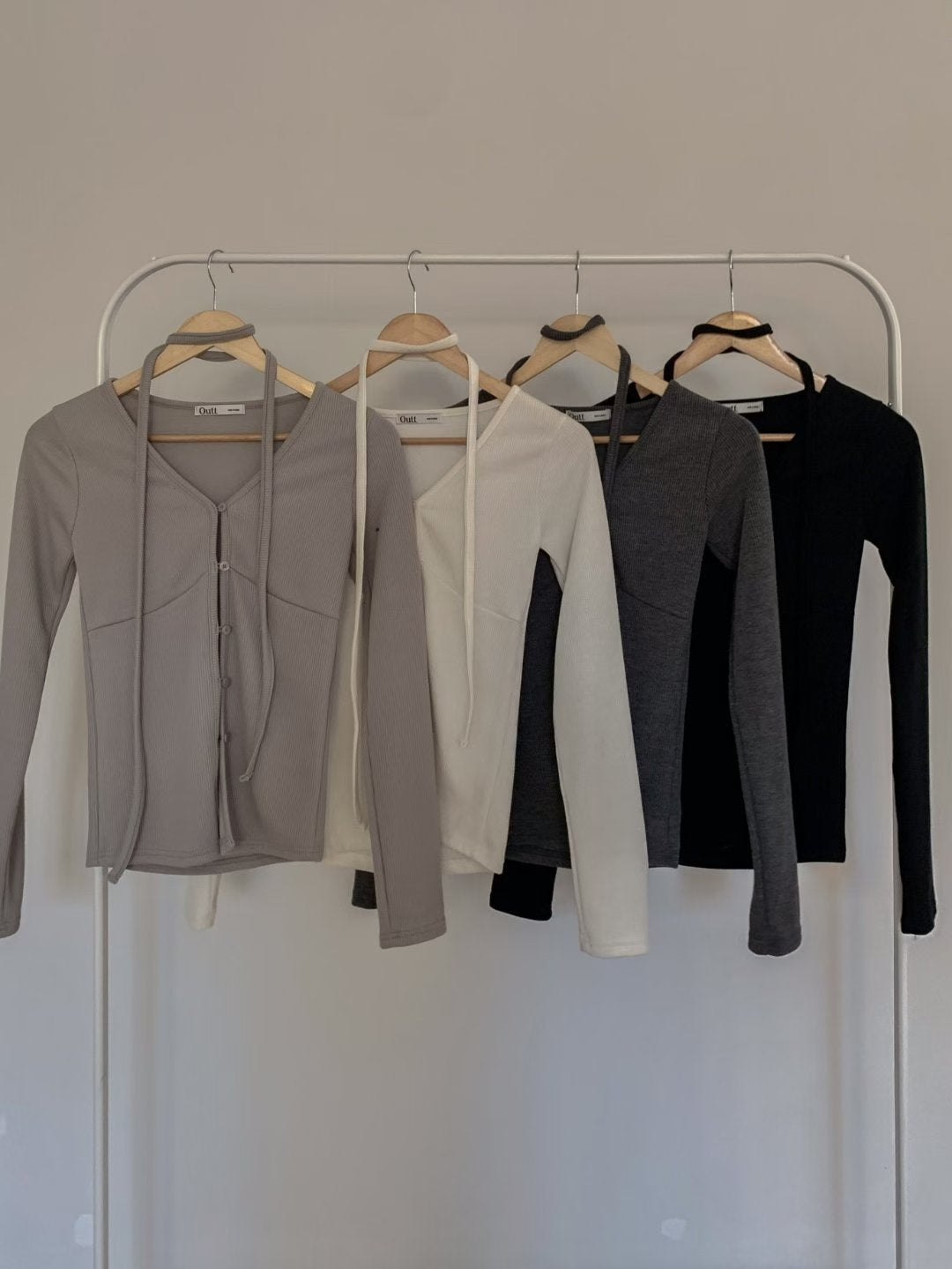 (DEC NEW) Cardigan with Scarf Set