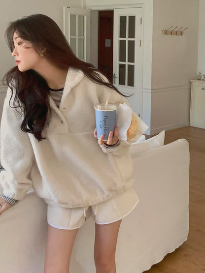 (LIMITED STOCK) Fleece Teddy Sweatshirt