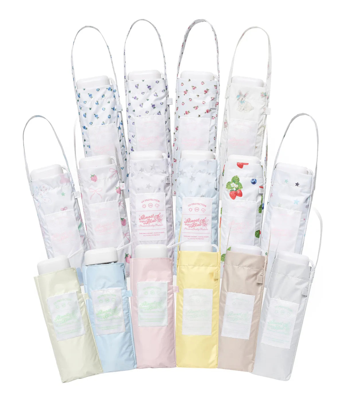 [Almostblue] CUPID UMBRELLA & PARASOL. UV 99.9% & Wind-Resistant! (26 Colours)