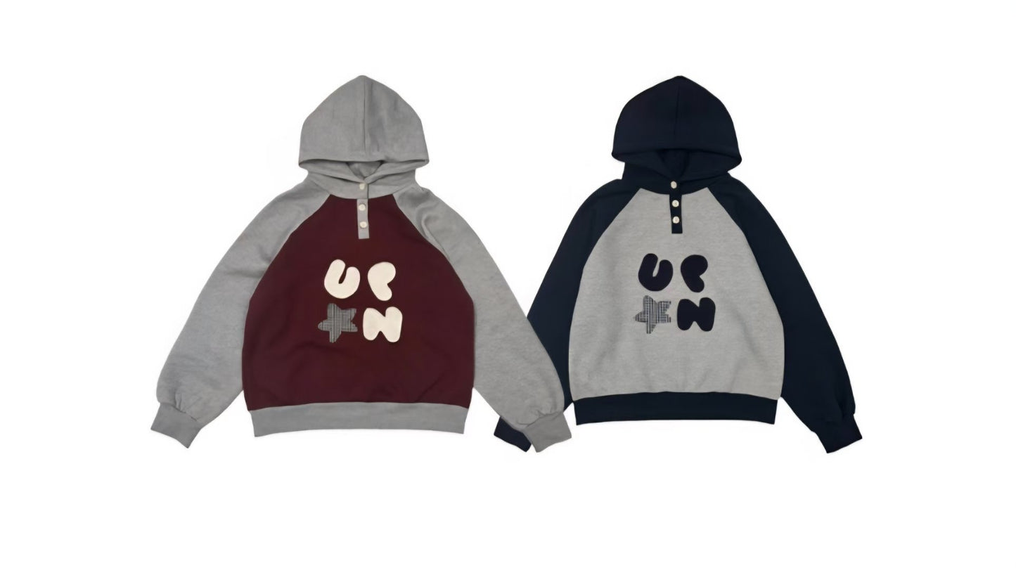 Up and On Letter Pad Hoodie
