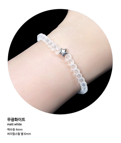 [Melting Heart Club]Melting Stone Star Bracelet (7 Colors)