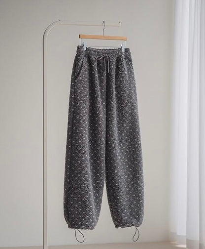 (DEC NEW) Heart Dumble Fur Pants