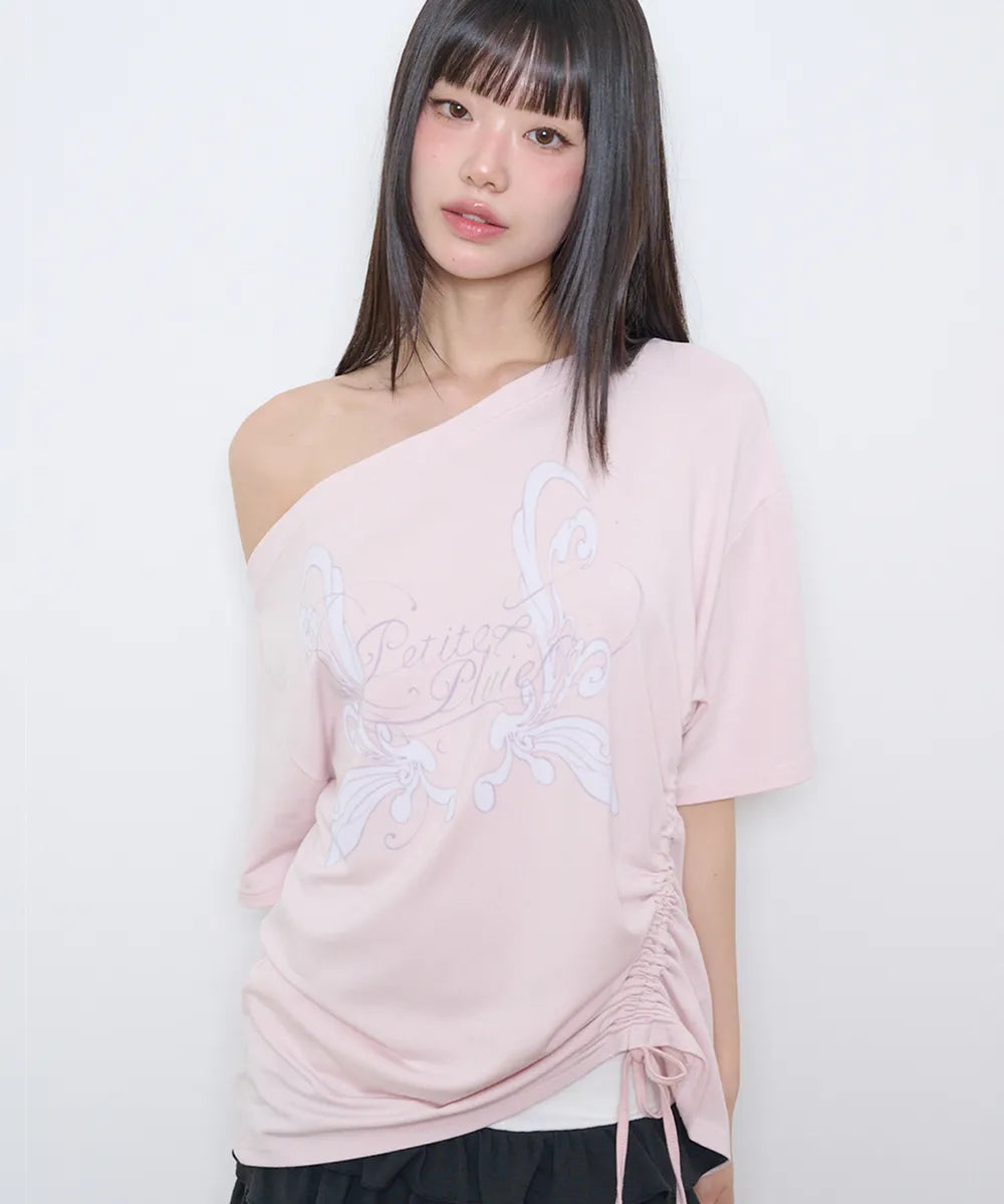 Musinsa Sale till 23/6! [ILLIGO] Seoljin's Pick Saeso Fairy One-Shoulder T-Shirt (3Colours)