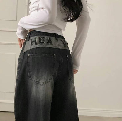 (BF NEW IN) Heaven Wash Out Black Pants