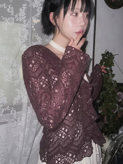 (Preorder) Ruffle Frill Cardigan