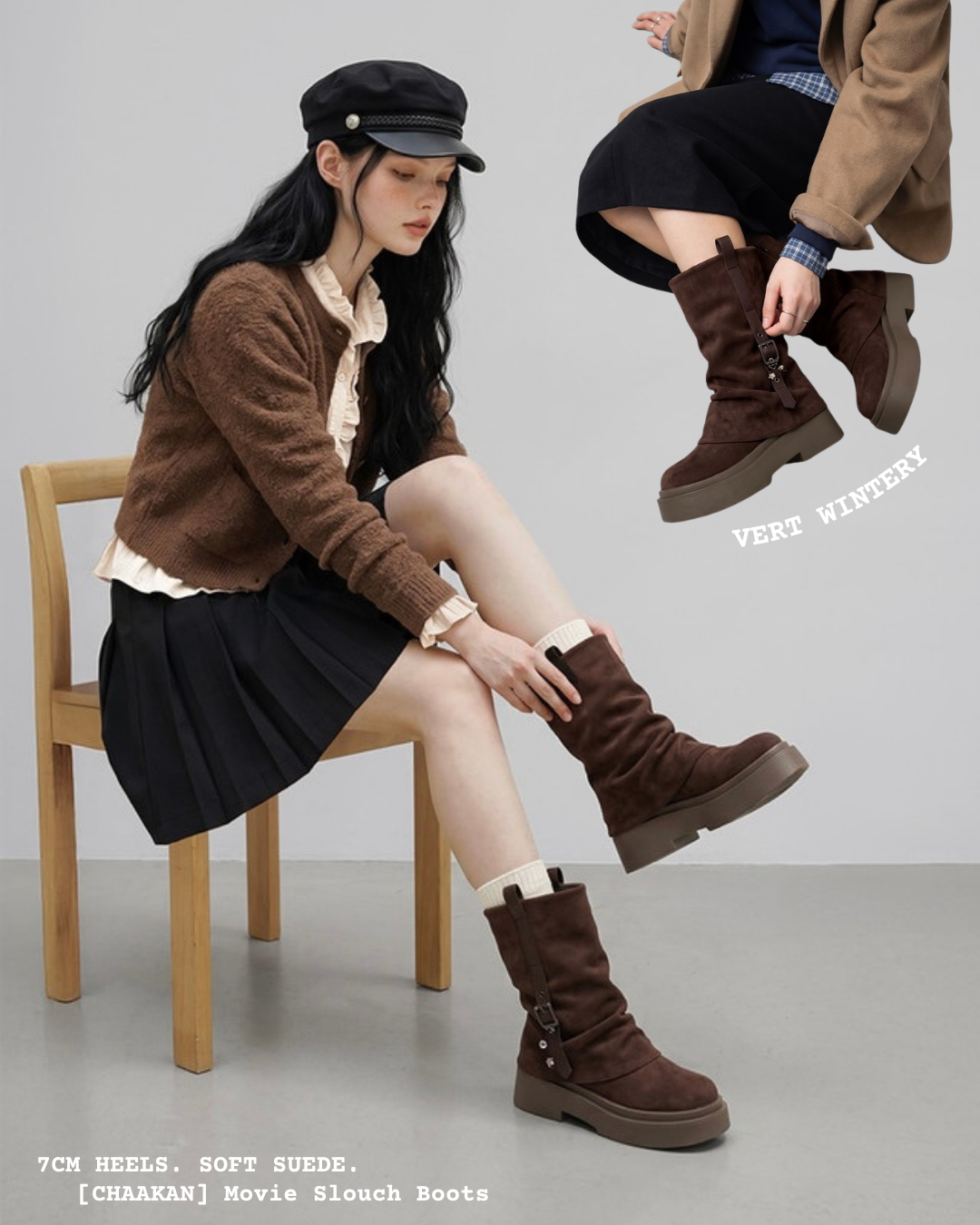 [CHAAKAN] Movie Slouch Boots