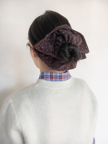 (XMAS PRESENT)  Half-Tight Square Scrunchie