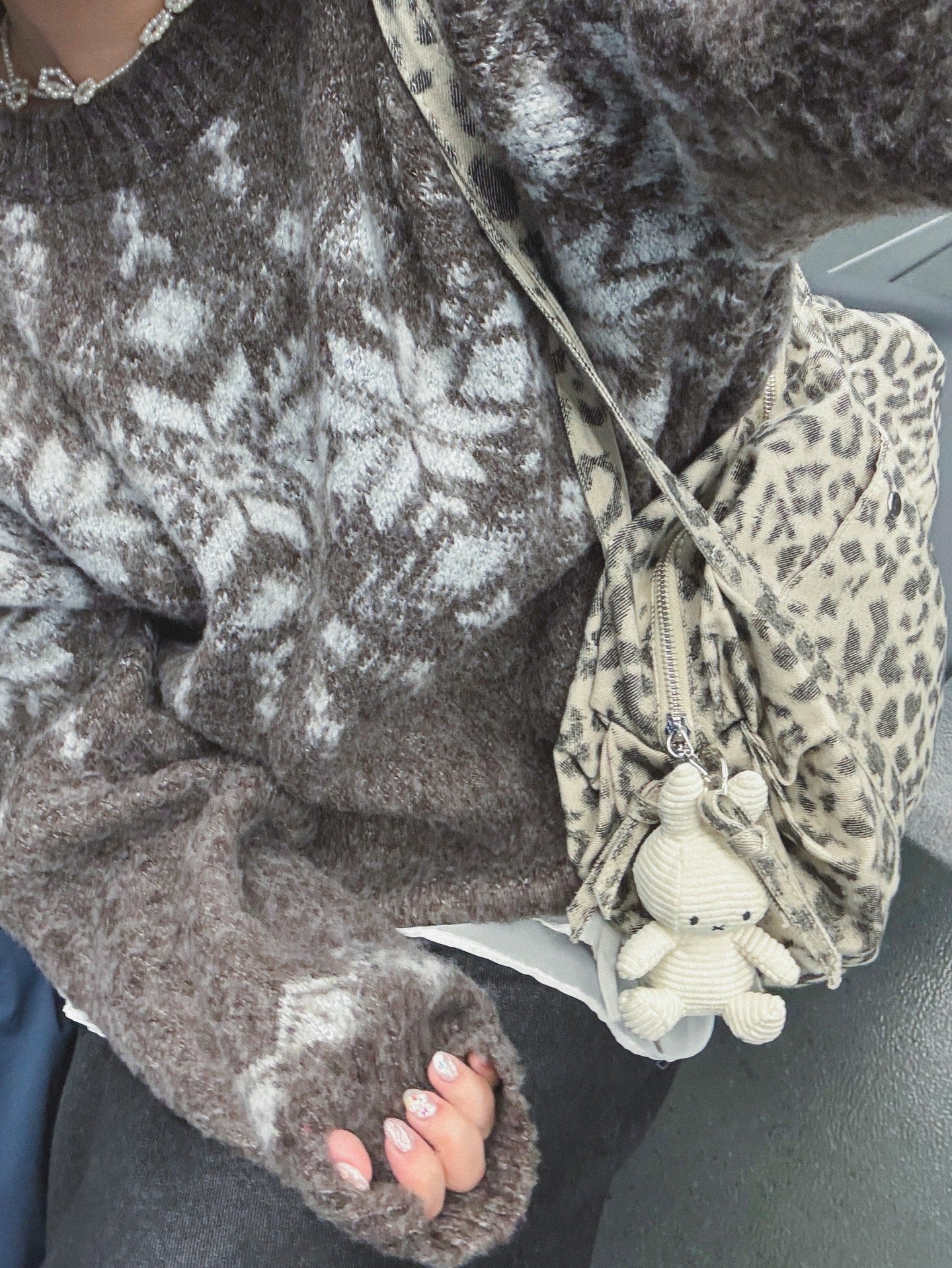 (CP LOOK) Unisex Winter Snowflake Brush Knitwear