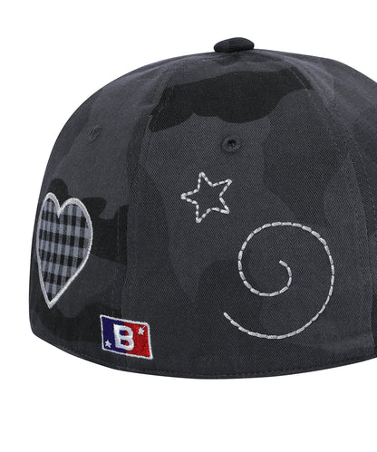 [BAUF]  B Star Cap (Black)
