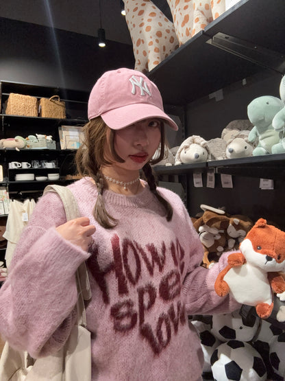 How to spell love sweater (2 Colours)