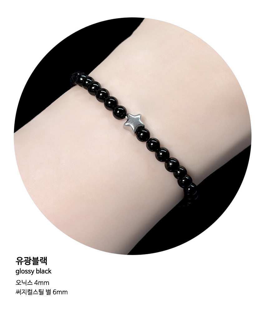 [Melting Heart Club]Melting Stone Star Bracelet (7 Colors)