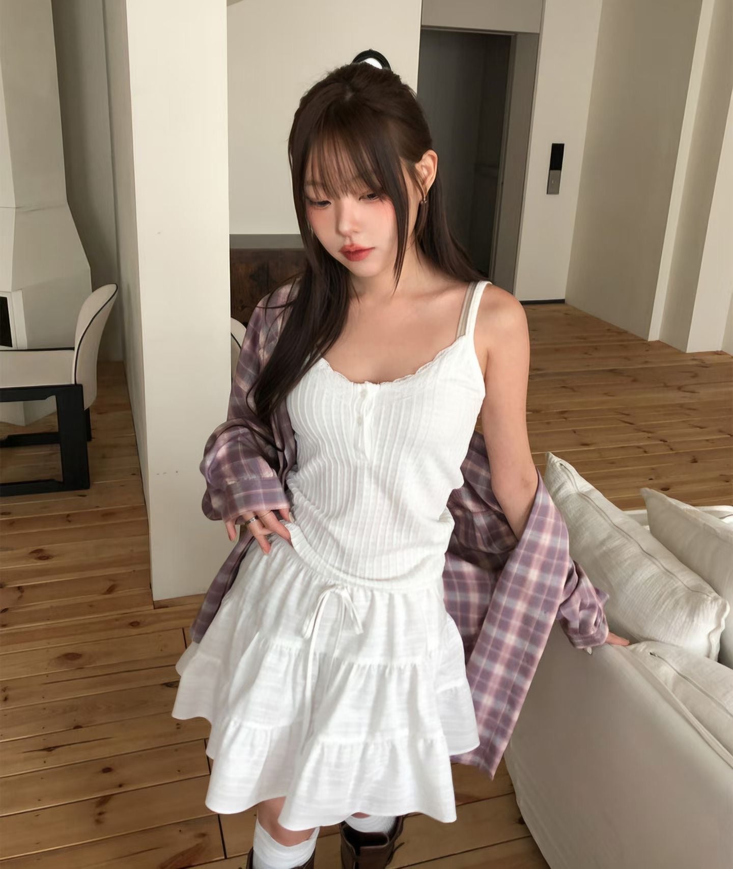 (Popular!!) Spring Sleeveless Lace Basic Tank Top