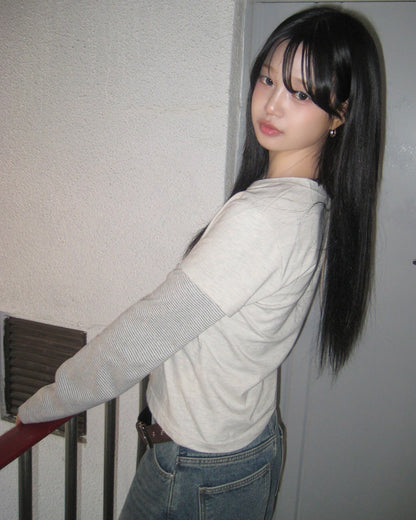 Nightstar layered long sleeve tee