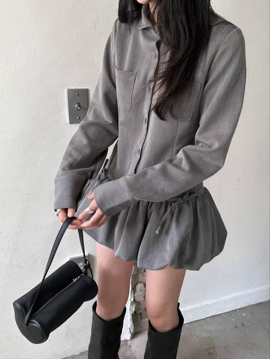 (DEC NEW) Puff Ribbon Dress