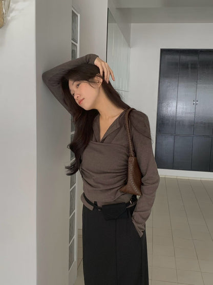 (Preorder) Winter Pretop Layering Cardigan Set