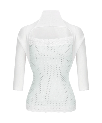 [Zanne] Brand Made Musel Sleeveless Bolero Cardigan Set (3Colours)
