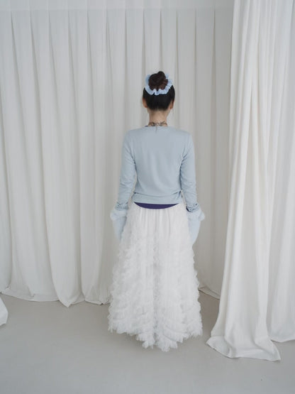 (XMAS PRESENT) Knit Two Tone Scrunchie