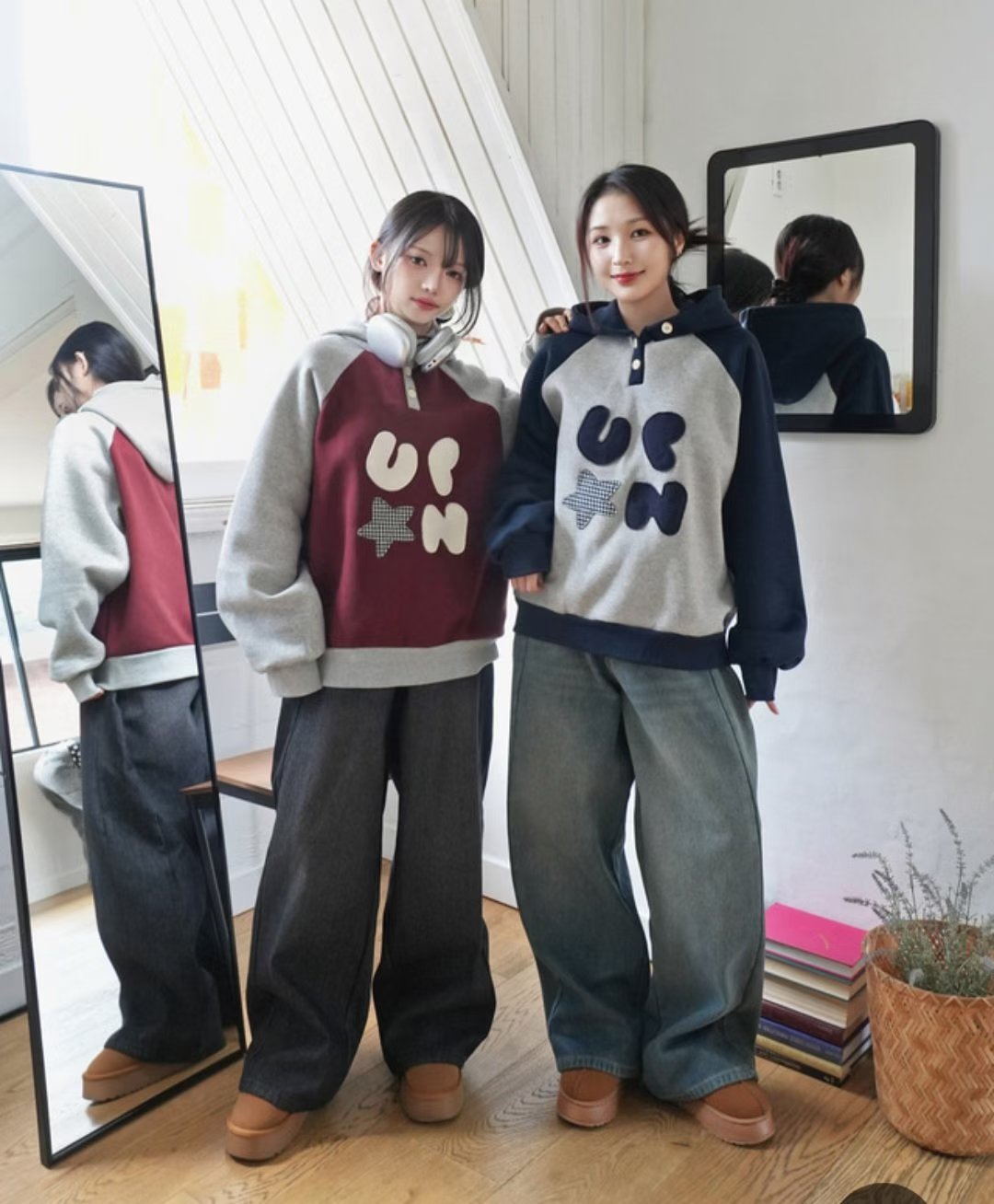 Up and On Letter Pad Hoodie