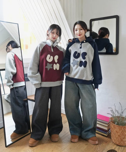 Up and On Letter Pad Hoodie