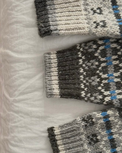 (BF NEW IN) Nordic Pattern Cardigan with Hood