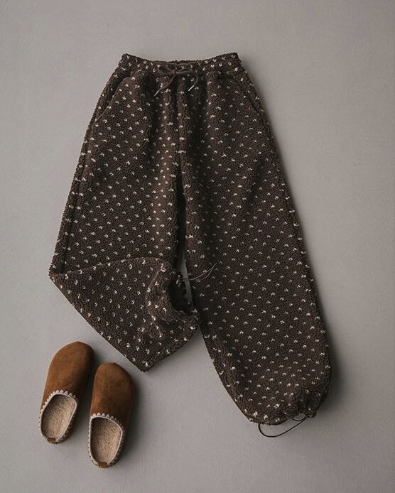 (DEC NEW) Heart Dumble Fur Pants