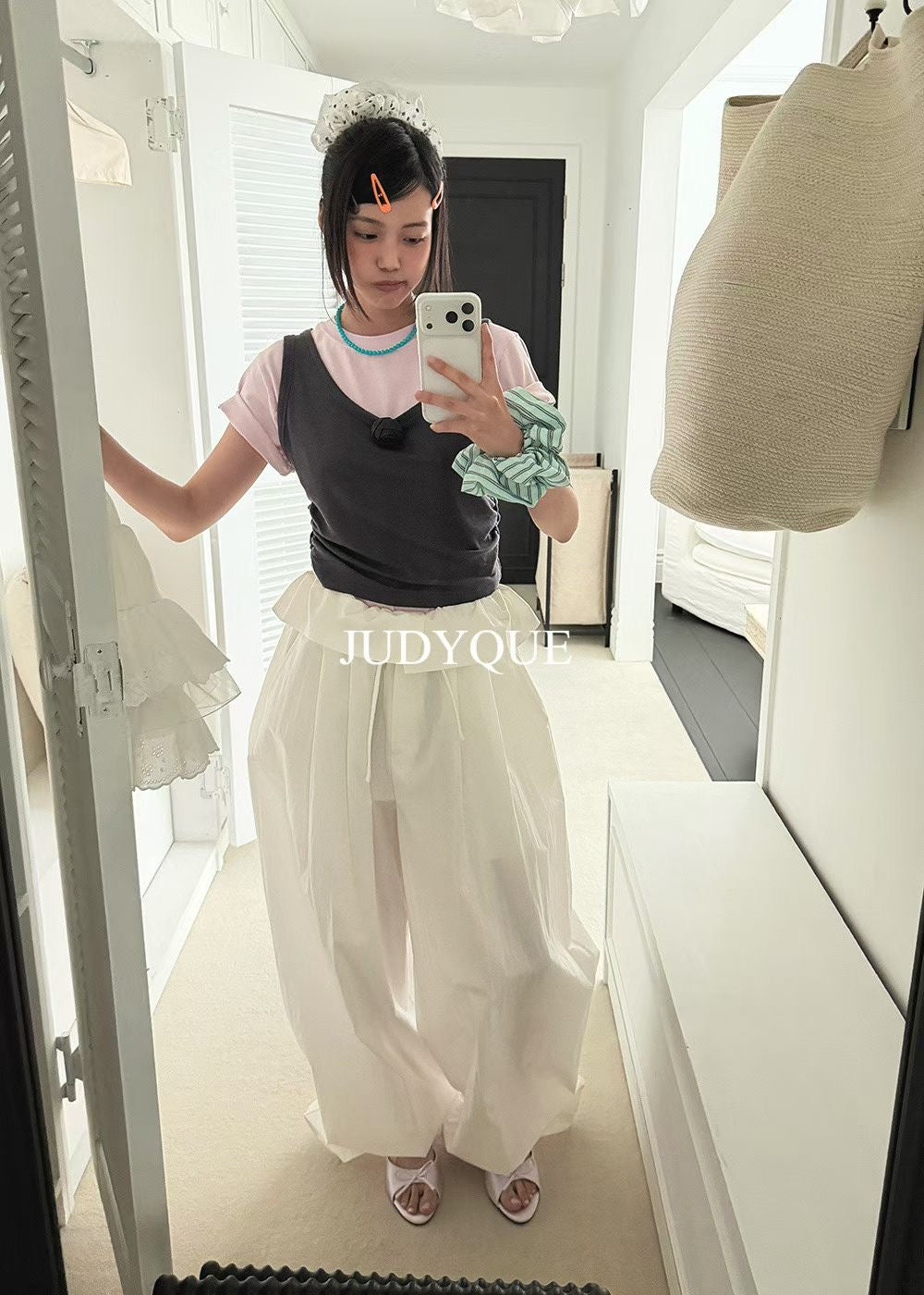 High End Vintage Rose Double Layer Top (3Colours)