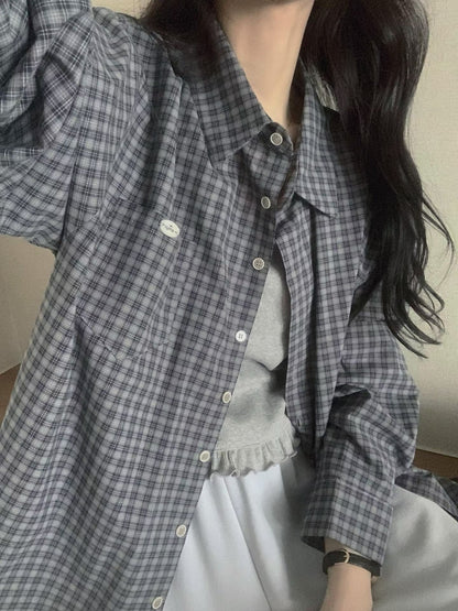 (Preorder) Latte check shirt