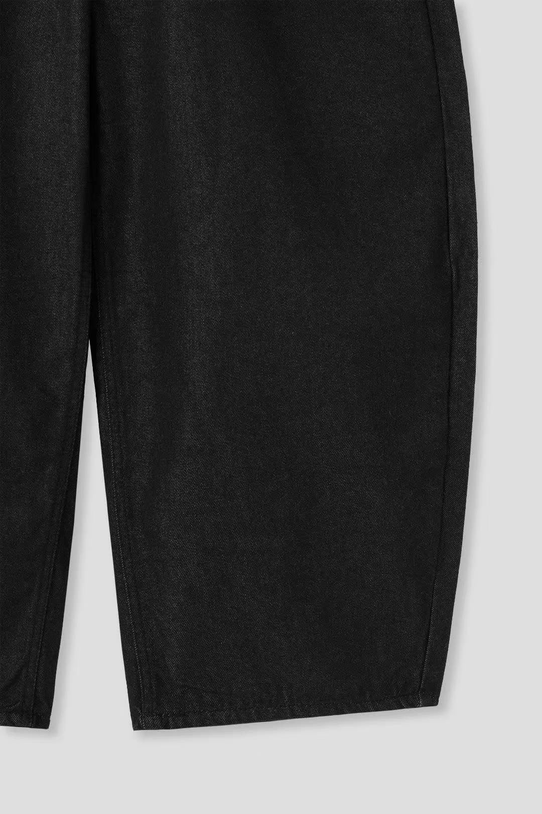 (Preorder) Cross Non-faded Balloon Wide Pants
