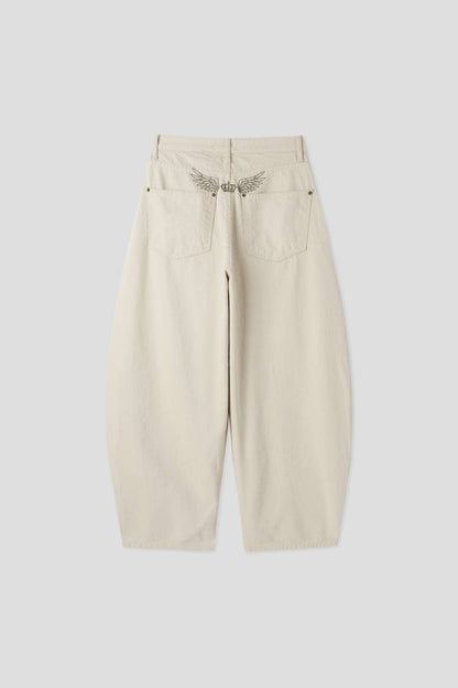 (Preorder) Wings Balloon Wide Cotton Pants