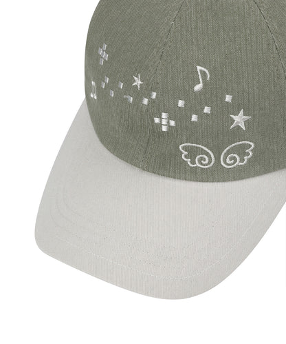 [BAUF] Angel Melody Ball Cap (Khaki)