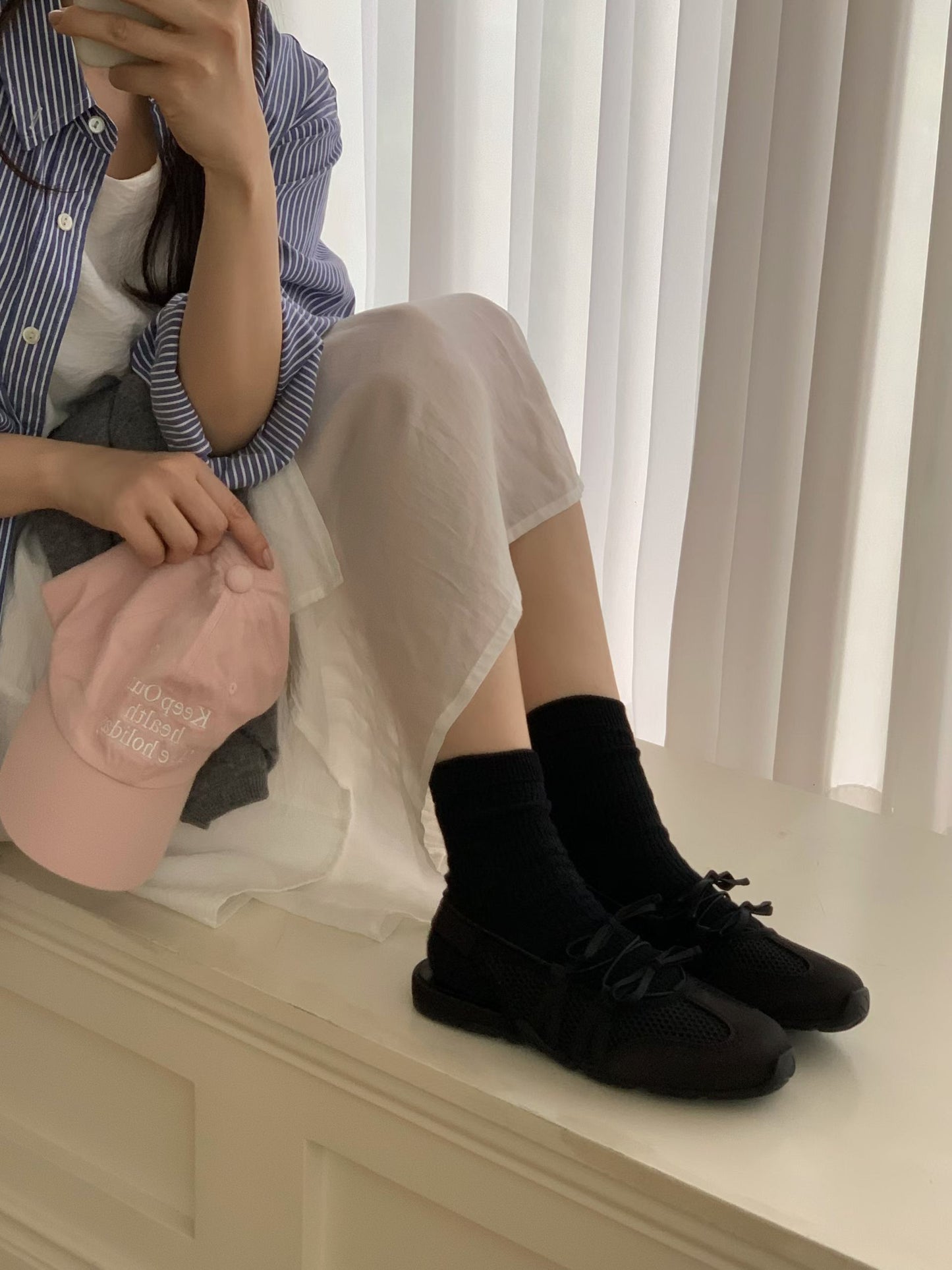 Mood Sneakers Sandals (Black)