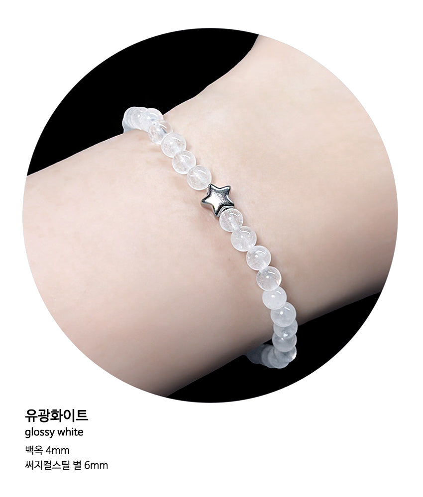 [Melting Heart Club]Melting Stone Star Bracelet (7 Colors)