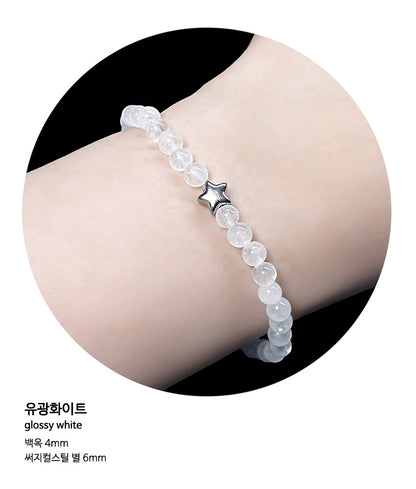 [Melting Heart Club]Melting Stone Star Bracelet (7 Colors)