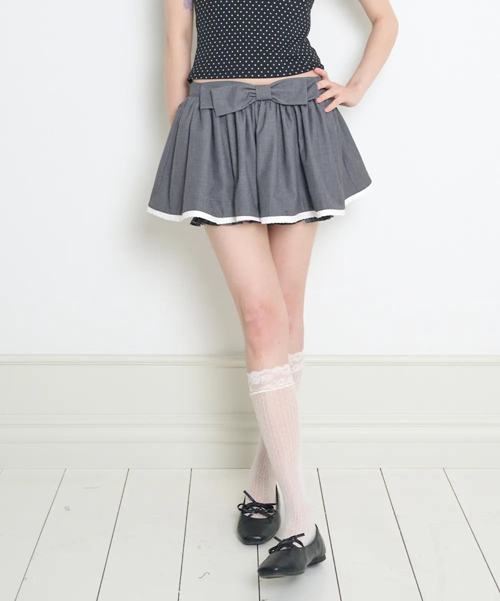 Musinsa Sale till 23/6! Bow Pumpkin Skirt Pants (3 Colours)
