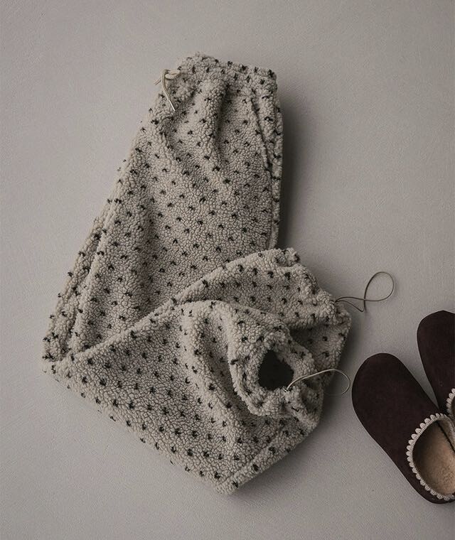 (DEC NEW) Heart Dumble Fur Pants